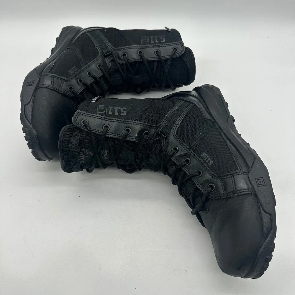 5.11 Tactical 12444 GCB Mens Size 9 A/T 8 SZ WP Waterproof‎ Side Zip Black Boots
